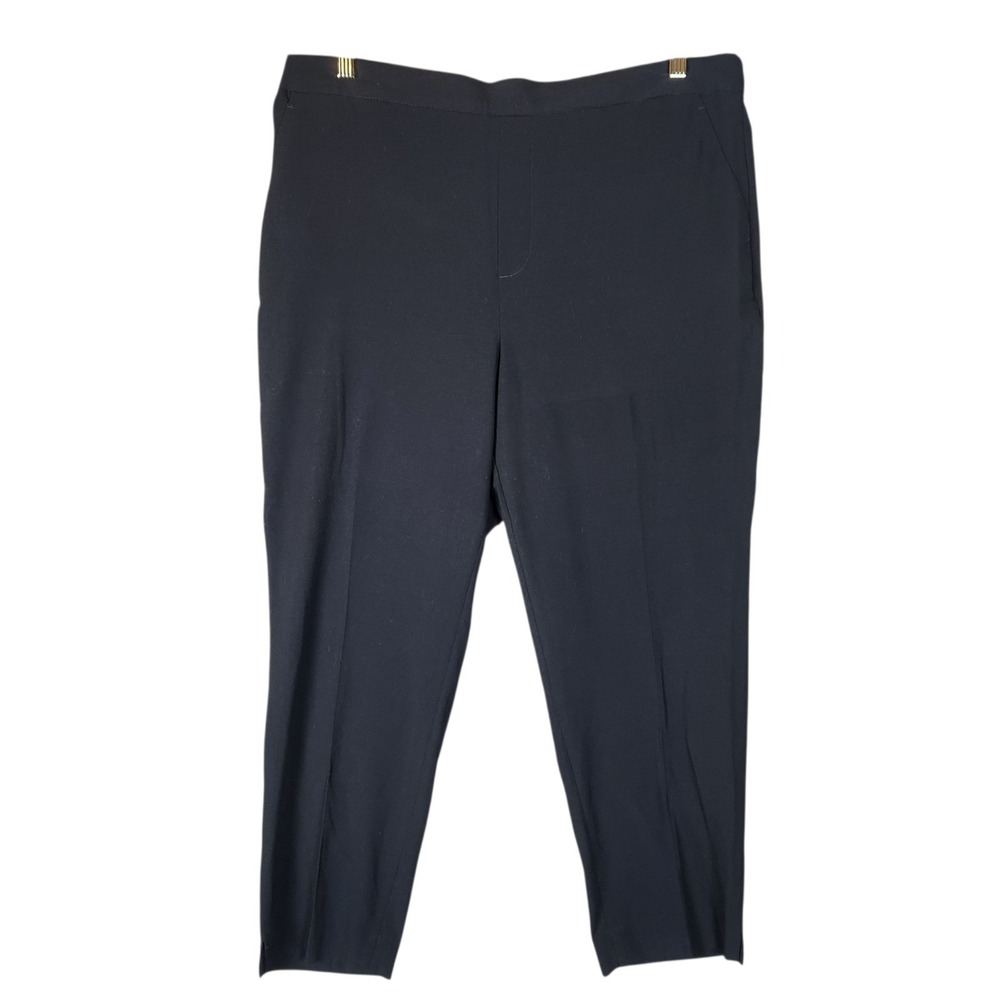 Banana Republic‎ Hayden Pant Women's 16 Navy Ankle Straight Leg Pull-on NWT